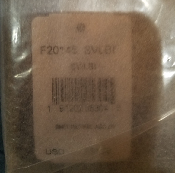 Coach Metallic Navy Blue Leather With Silver Hardware Accordion Zip Wallet NWT - Picture 12 of 14